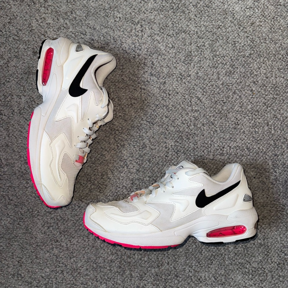 Nike Air Max 2 Light - White/Pink/Black (Size 10)
